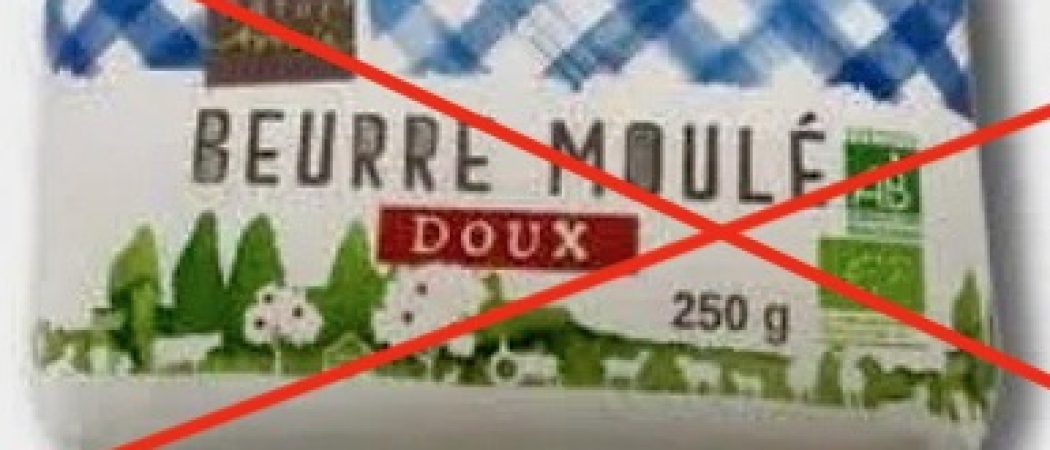 Interdiction de vente de beurre doux à Guérande